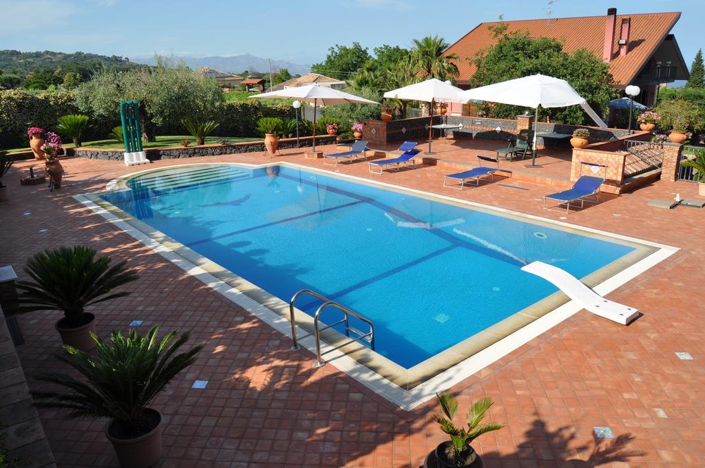 זפראנה אטניאה Villa Esclusiva Con Piscina Privata E Vista Etna חדר תמונה